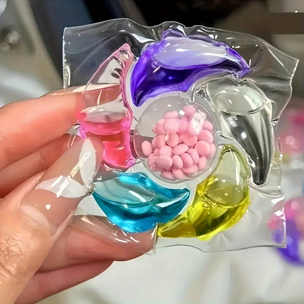 6-in-1 Laundry Detergent Pods Long-Lasting Scent Stain Removal Color Protection 30g-200g
