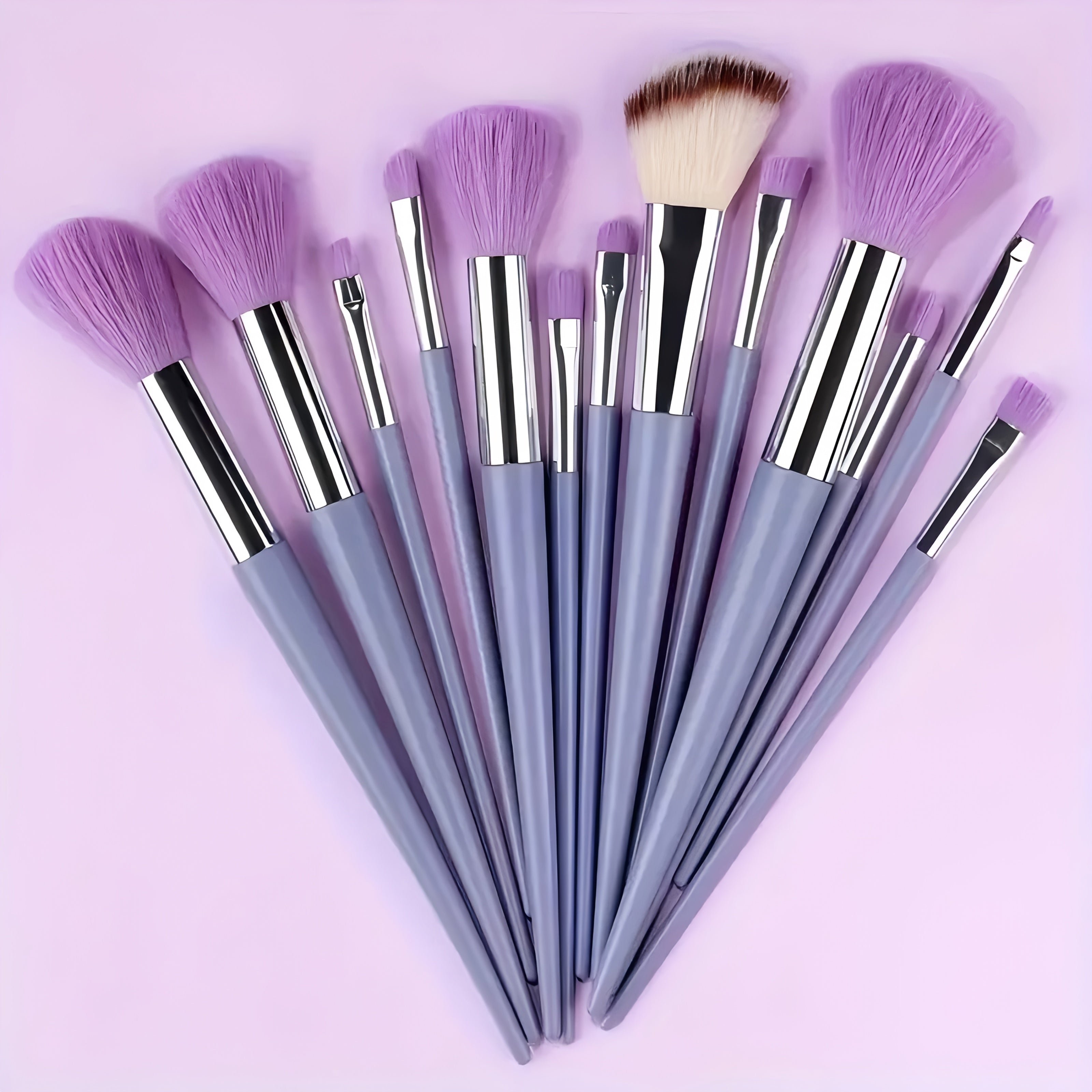 Women Makeup Brush Set 13Pcs Soft Bristles Hypoallergenic For Face Eyes Lip