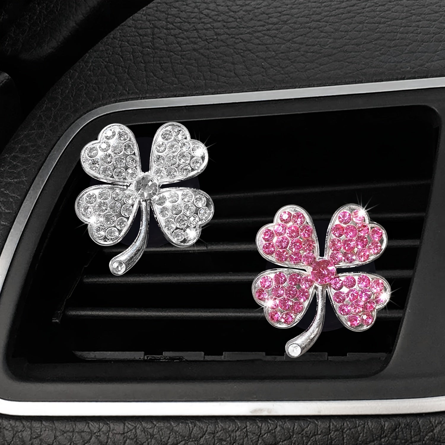 Women's Car Air Freshener Vent Clip Clover Scented Decor