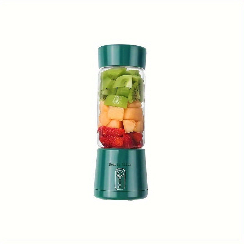 Wireless Portable Juicer with Glass and Plastic Body Rechargeable for Kitchen and Dining