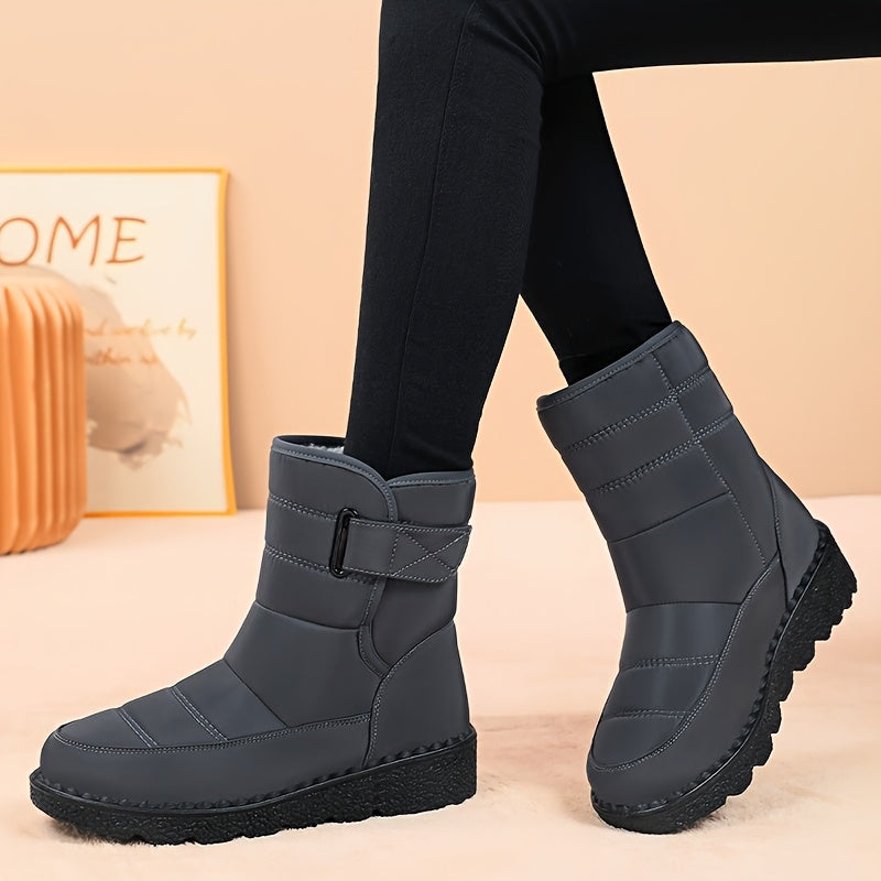 Women's Winter Snow Boots High-Top Slip-Resistant Plush Warm