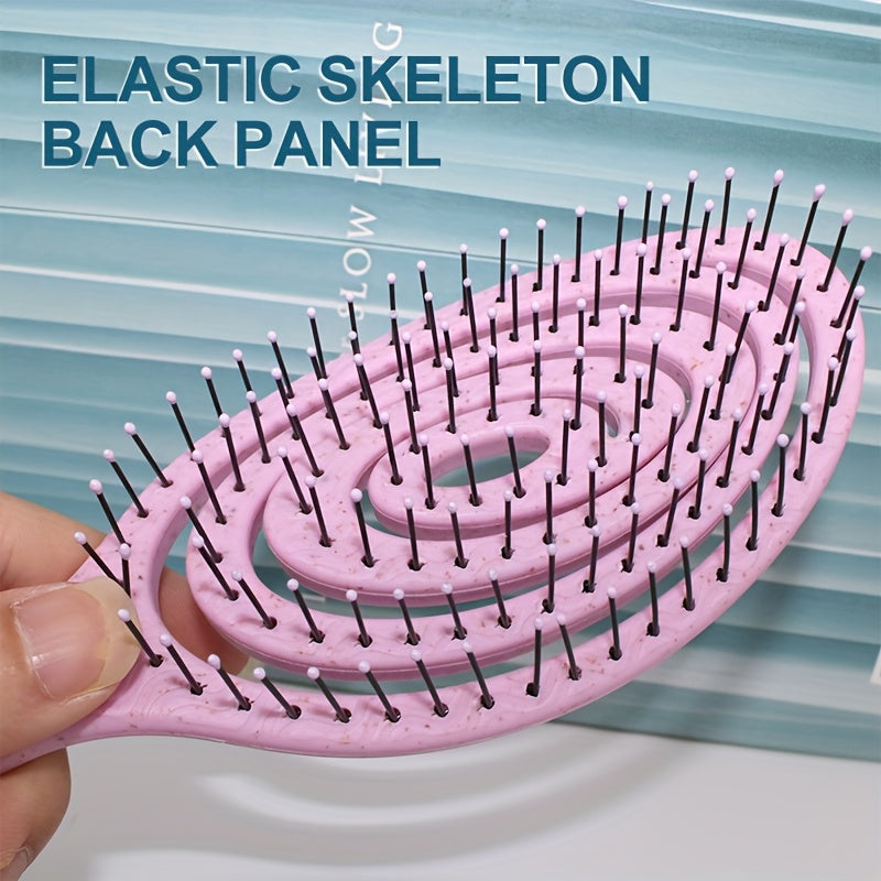 Ayollar va erkaklar uchun mo'ljallangan chivinlar uchun tutun shaklidagi taroq, soch parvarishi uchun yumshoq sochlar