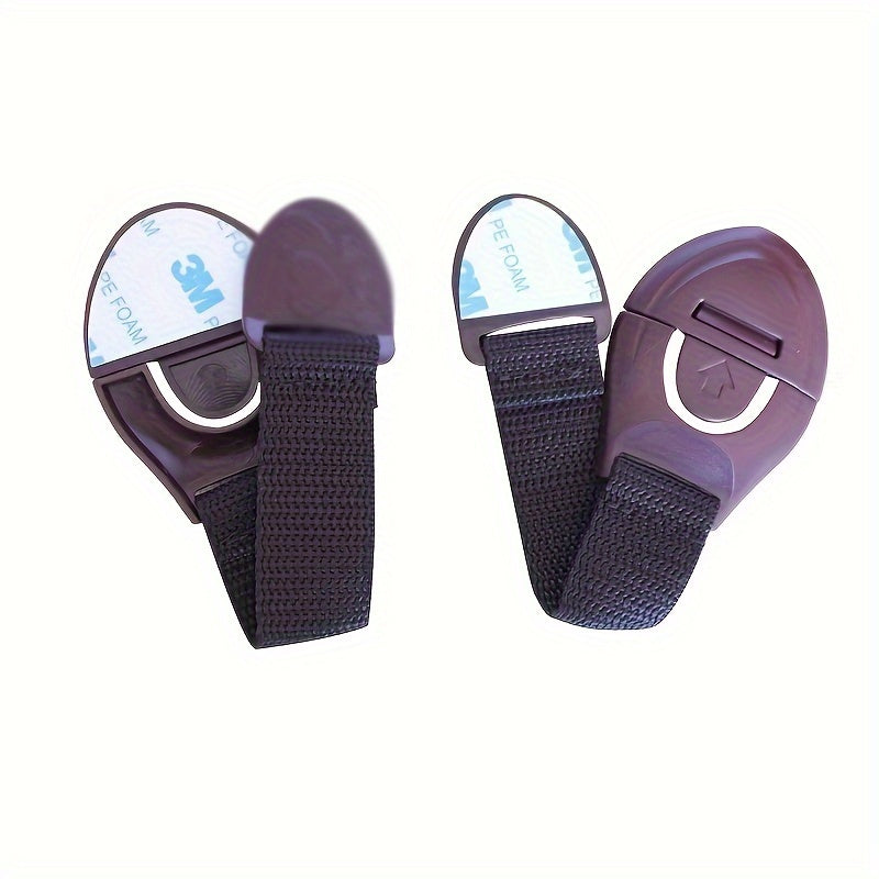 Baby Safety Drawer Locks Set for Hotels, Plastic, 6 Pack