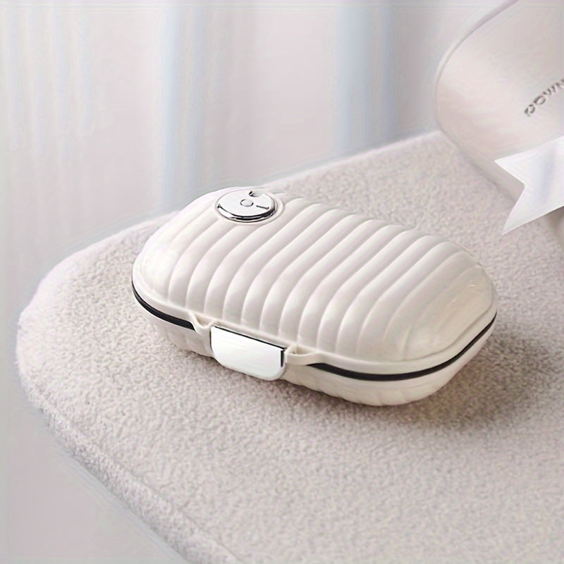 Organizador de pastillas portátil de 7 días con tapa para viajes, oficina y almacenamiento en el hogar