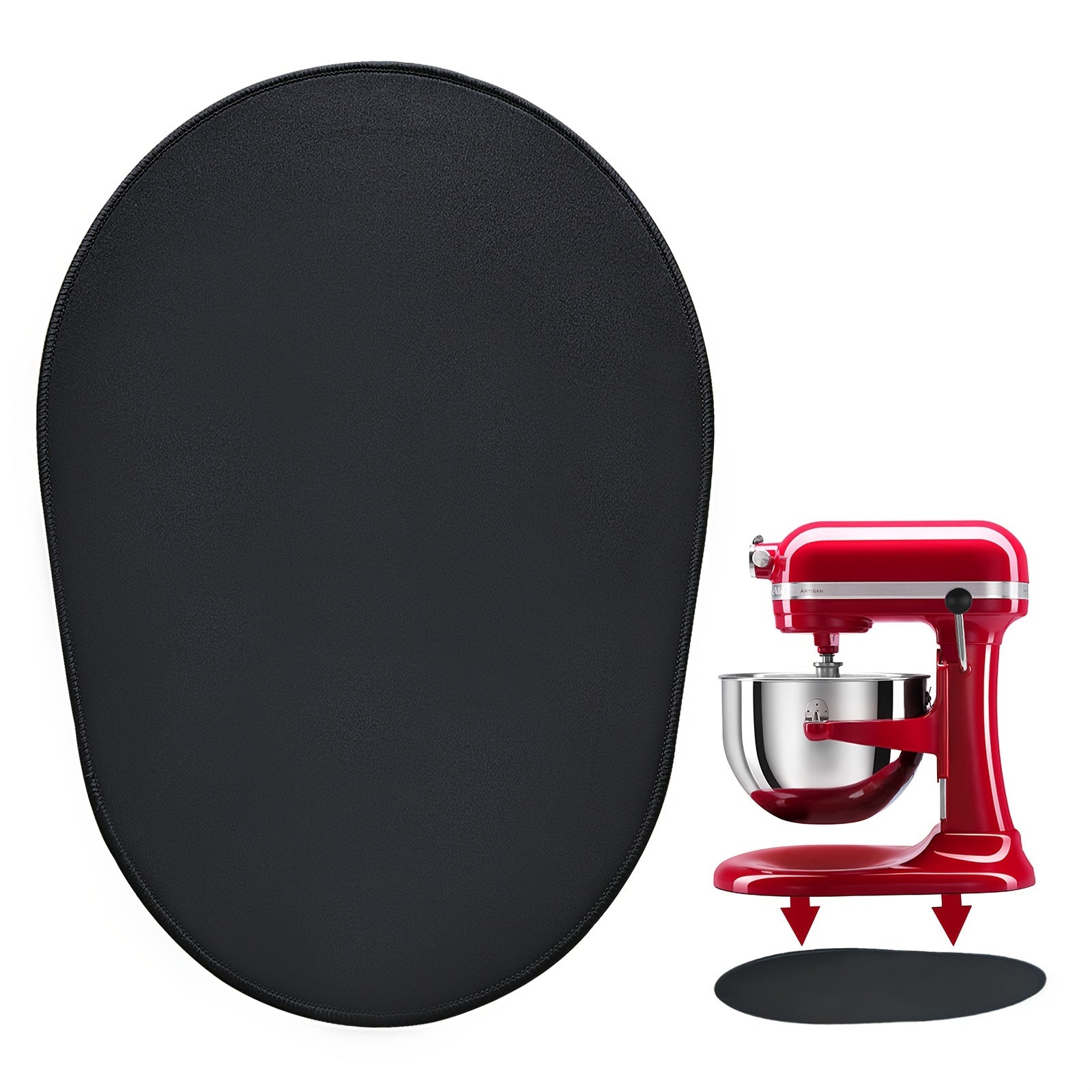 Sliding Mat for Stand Mixer, Non-Slip Gel Pads for 5-8 Qt Bowls