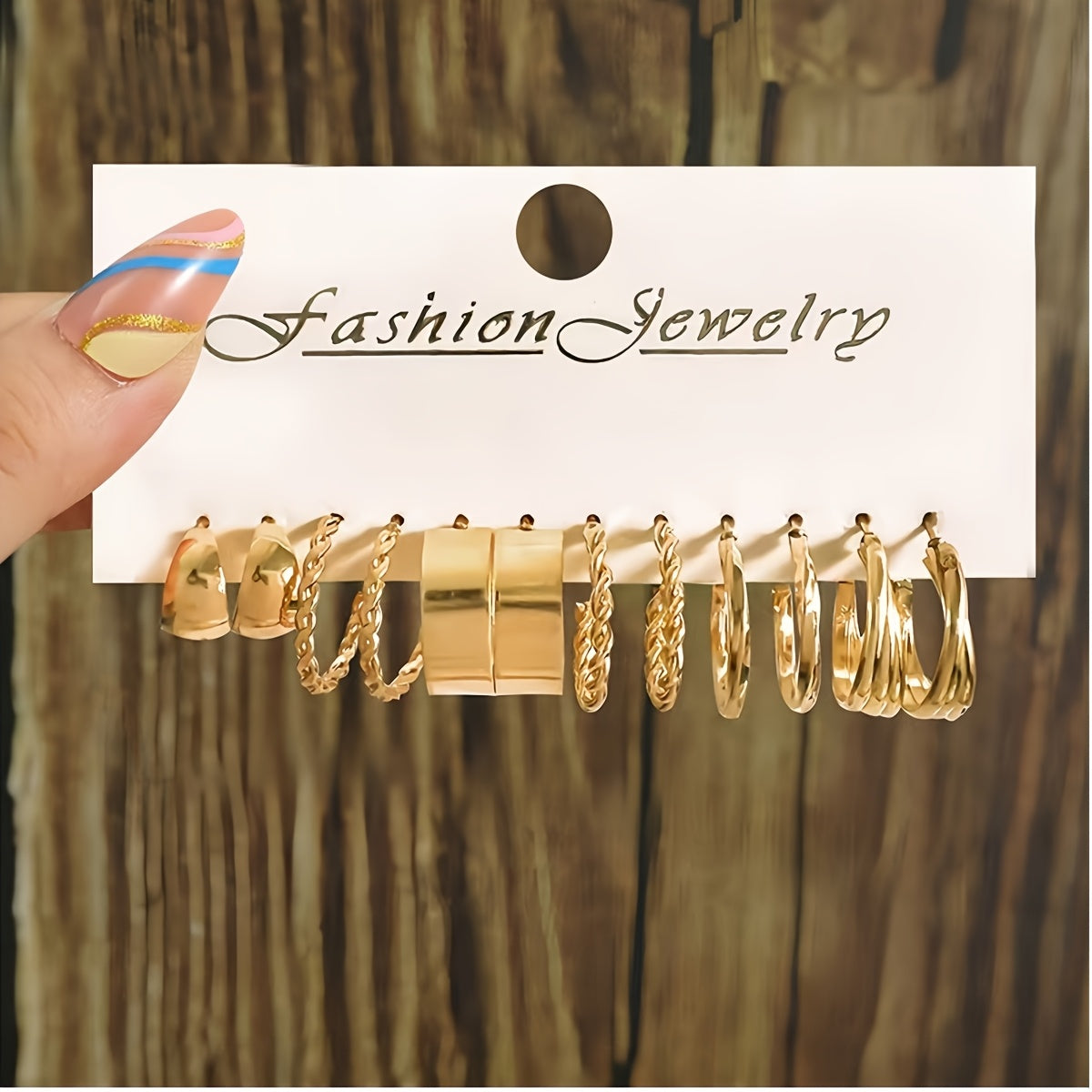 Geometric Earrings with Peach Heart and Twisted Design Imitation Pearl for Daily Wear and Parties