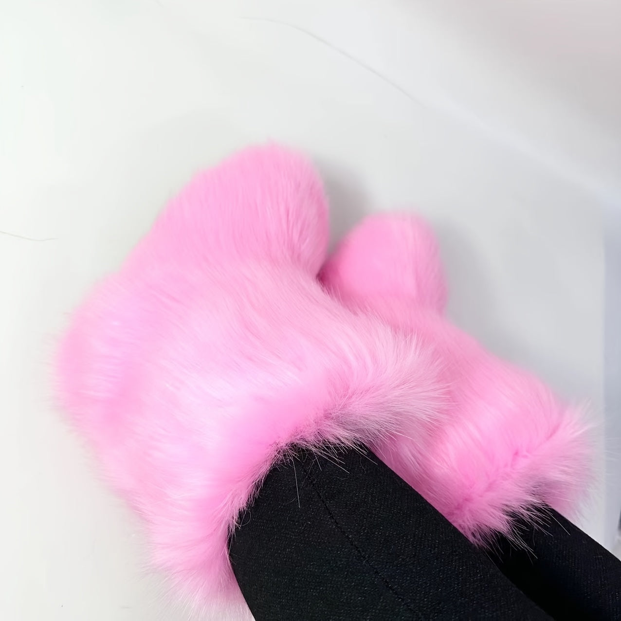 Women's Pink Faux Fur Cozy Winter Snow Boots High-Cut