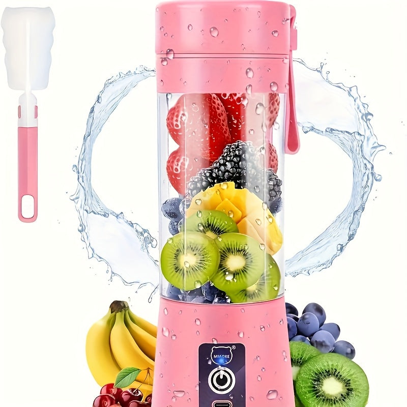 Portable Blender with Dual Cups USB Rechargeable 2000mAh for Smoothies and Juices