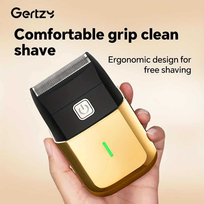 Электробритва с возвратно-поступательными лезвиями, триммер для бороды, портативное зарядное устройство USB, нож для большой площади, сетка