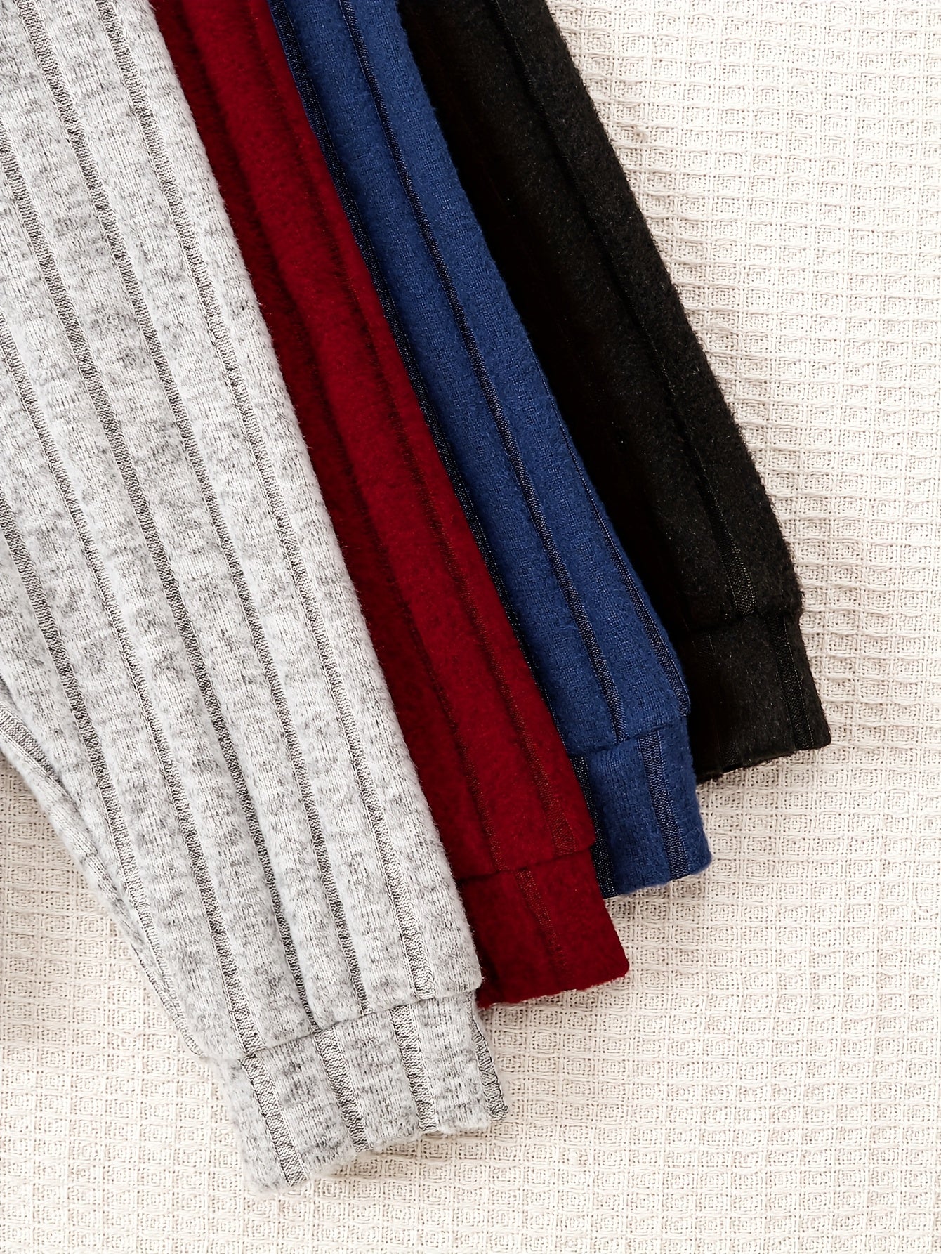 Baby Boy Clothing Set 8 Pieces Long-Sleeve Top and Ribbed Pants for Outdoor Wear