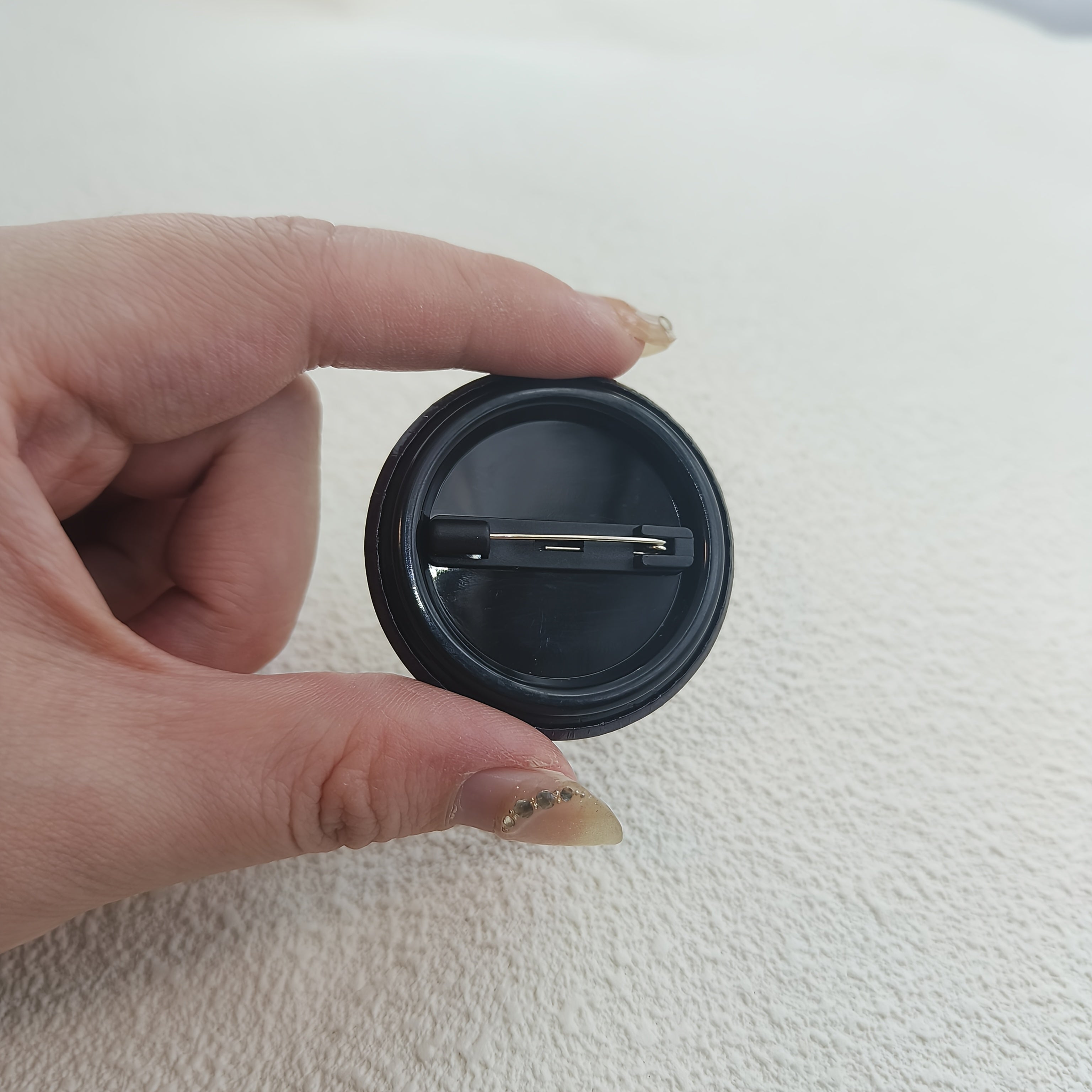 Customized Men's Brooch with Text and Image for Gifts and Accessories