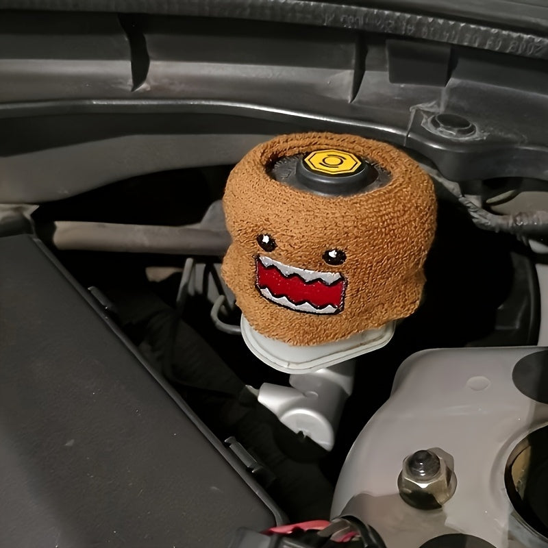 Universal Nylon Car Handbrake and Clutch Fluid Reservoir Cover Durable Easy Install