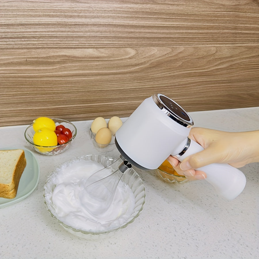 Electric Egg Beater Stainless Steel Hand Mixer with Turbo Mode