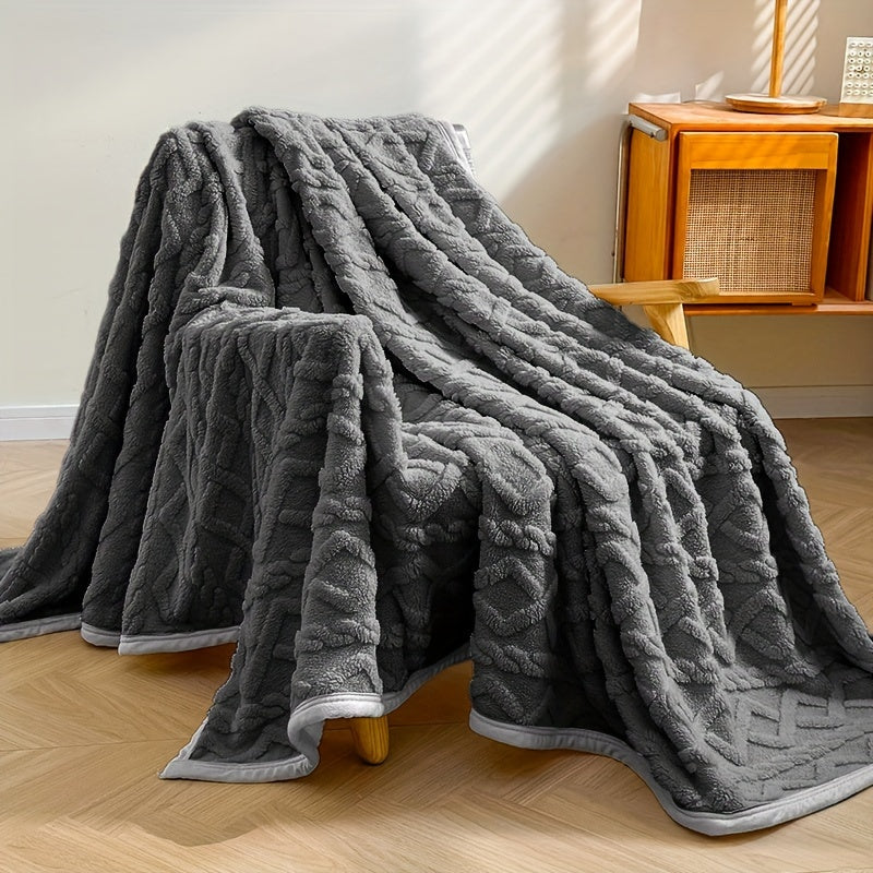 Soft Fleece Throw Blanket for Couch Bed or Chair Cozy Warm Winter Use
