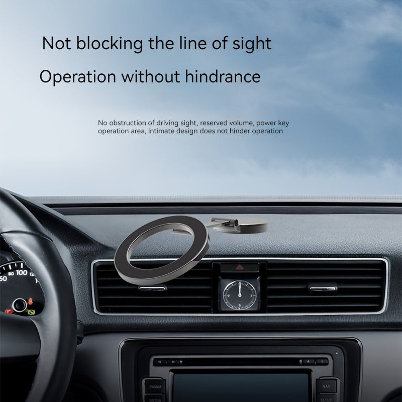 Magnetic Car Phone Holder Universal Suction Cup Rotating Fastening