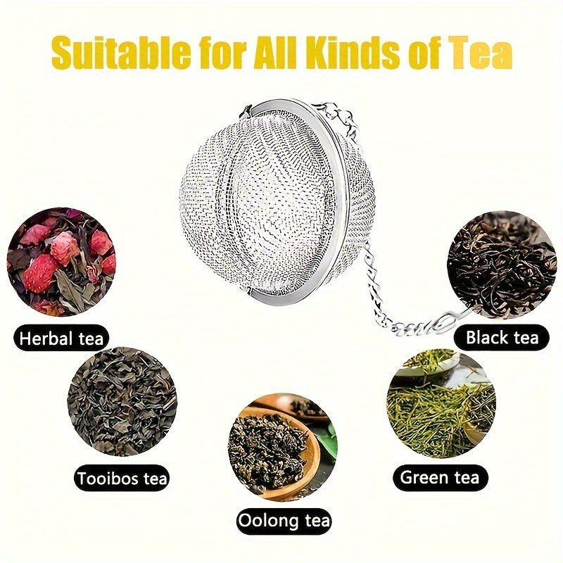Set of 2 Stainless Steel Tea Strainers with Honeybee and Beehive Designs for Loose Leaf Tea