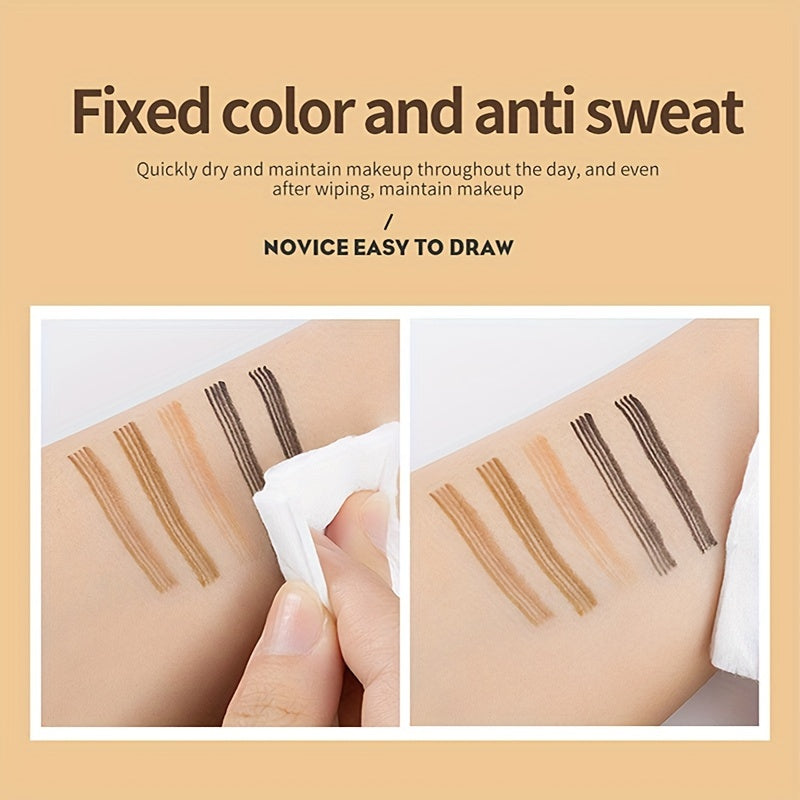 Женский водостойкий жидкий карандаш для бровей для моделирования и заполнения