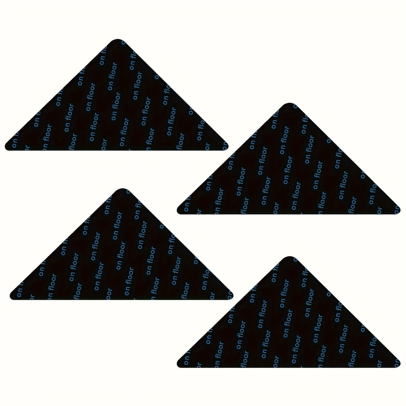 4/8/12 Piece Large Washable Anti-Slip Carpet Mats for Hardwood Floors