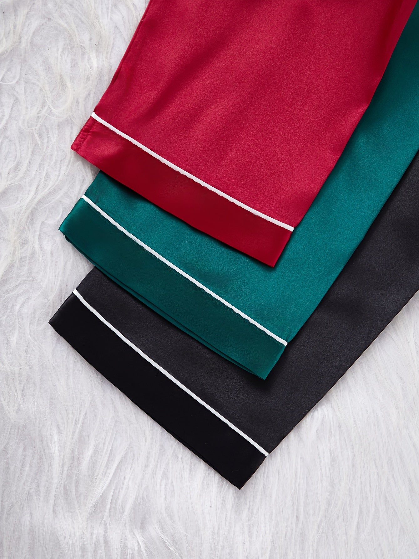 Conjunto de pijama de otoño e invierno para mujer con cárdigan colorido y pantalones de manga larga