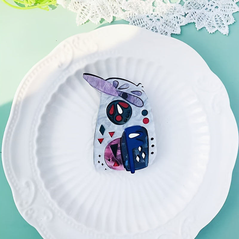 Multfilm Wren Brooch Pin Hayvonlar Quyon Oyoq yoki Moda uchun kiyim sumka aksessuari