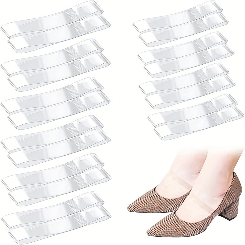 Women Clear Invisible High Heel Shoe Laces Non-Slip Shoe Accessories 1/5/10 Pairs