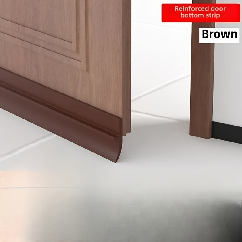 Windproof Door Seal Strip Self-Adhesive Soundproof Waterproof for Glass and Wooden Doors