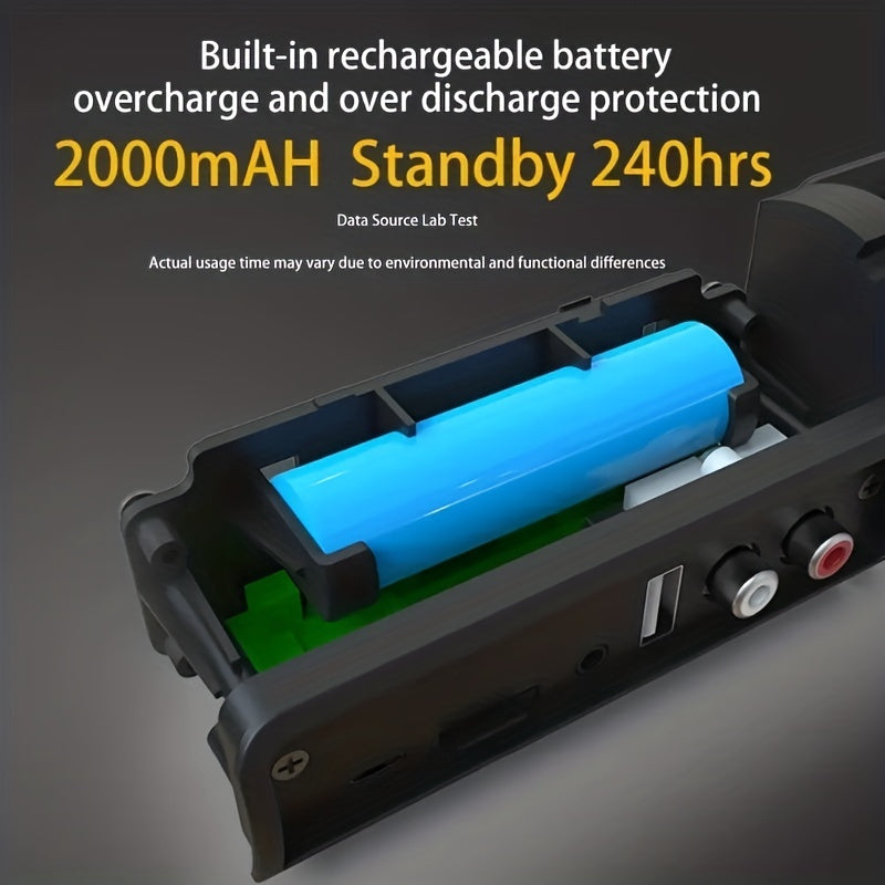 20W Wireless Sound Bar with Built-in Subwoofer 5.0 Surround Sound USB Charging