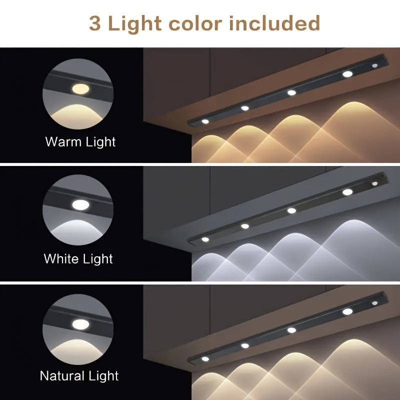 Wall-Mounted Smart LED Motion Sensor Light with USB Port Rechargeable Lithium Polymer Warm Eye Protection