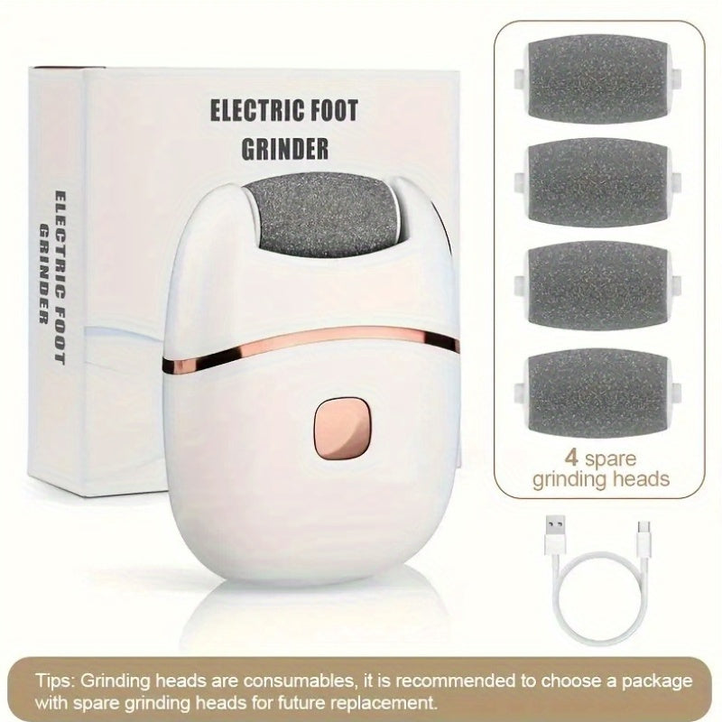 Rechargeable Electric Foot Grinder with USB Charging and 400mAh Battery