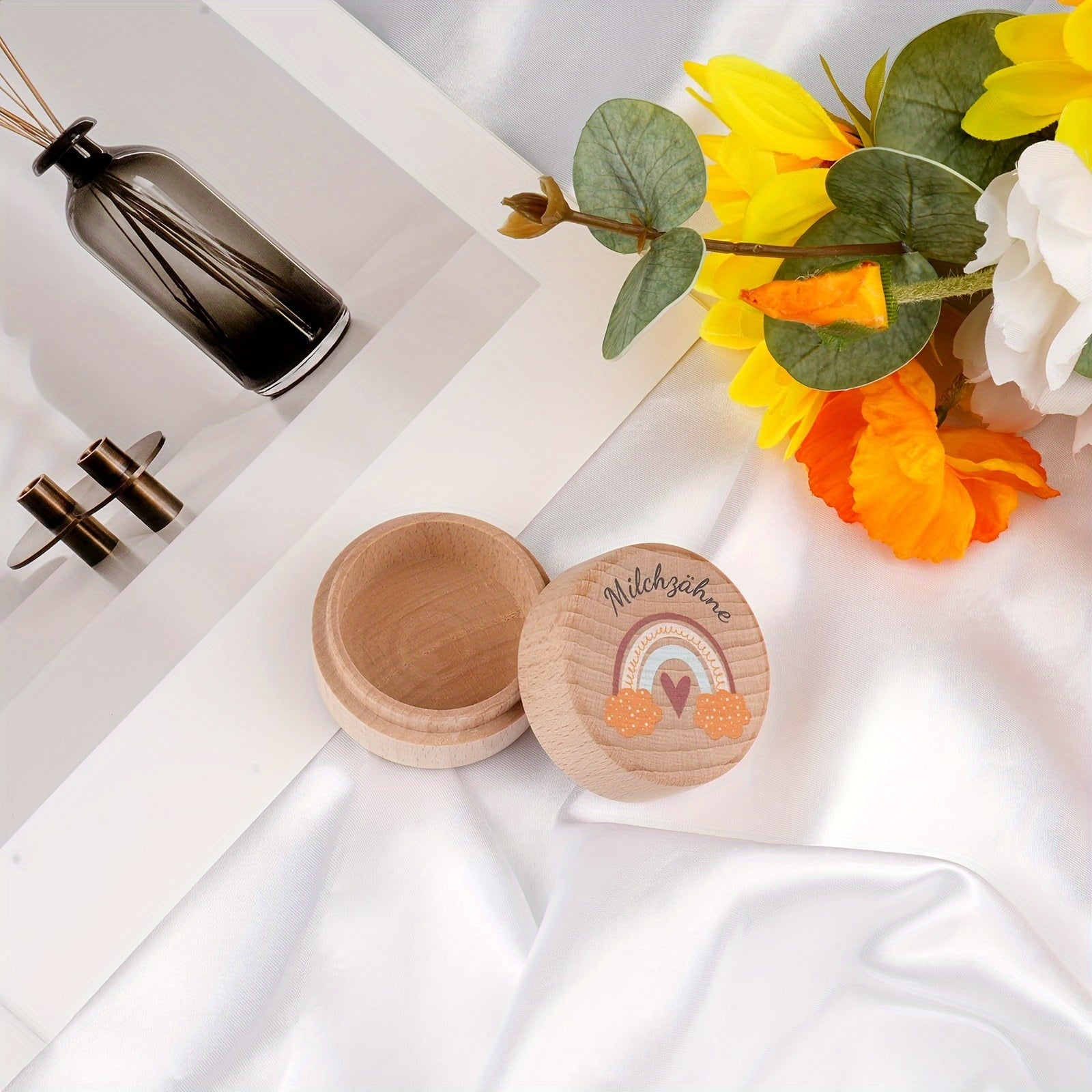 1 шт. Коробка для молочных зубов для мальчиков и девочек, идеальный подарок для крещения и дней рождения для новых родителей, GENGUTOR