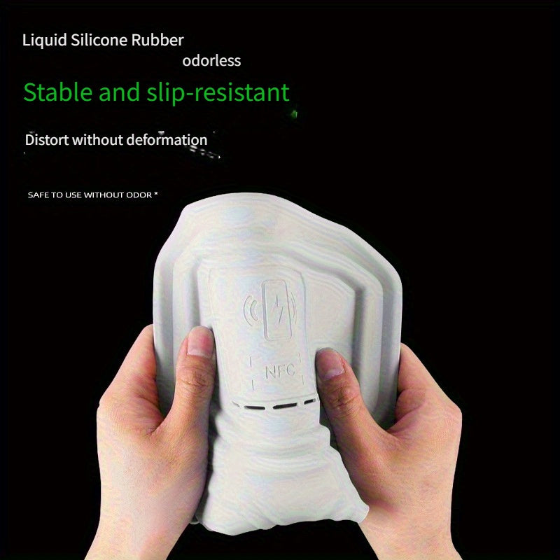 Universal Silicone Protective Mat for 2024–2025 Car Center Console Wireless Charging Holder