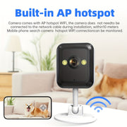 1080P Full HD Indoor Outdoor Security Camera with Color Night Vision Dual-Way Audio Motion Detection Smartphone Control