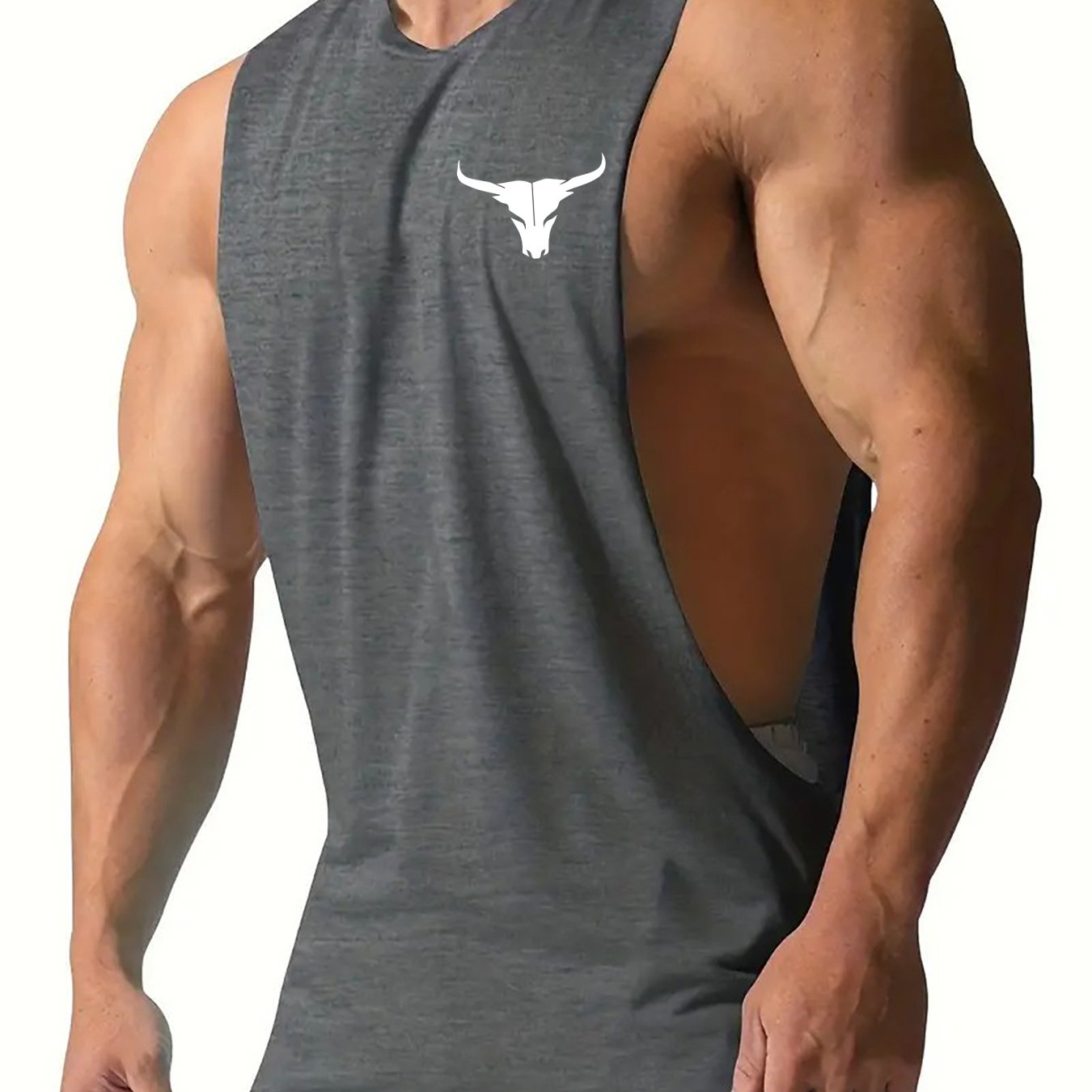 Men's Summer Muscle Fit Tank Top Quick-Dry Breathable Athletic Sleeveless Shirt
