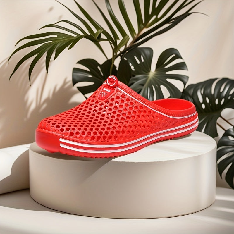 Men's Breathable Blue EVA Garden Clogs for Indoor Outdoor All-Season Wear