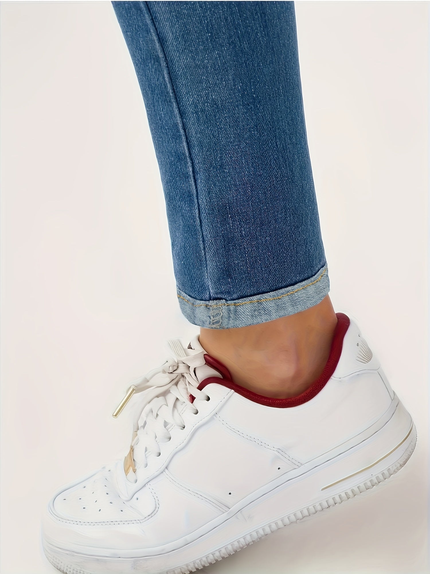 Women's Plus Size Skinny Jeans Stretch Denim Casual All-Season Pants