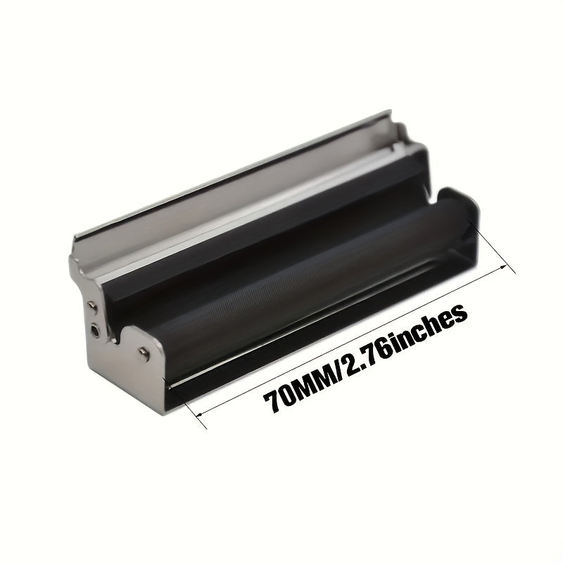 Durable Metal Cigarette Rolling Machine Black 70mm 78mm 110mm Sizes