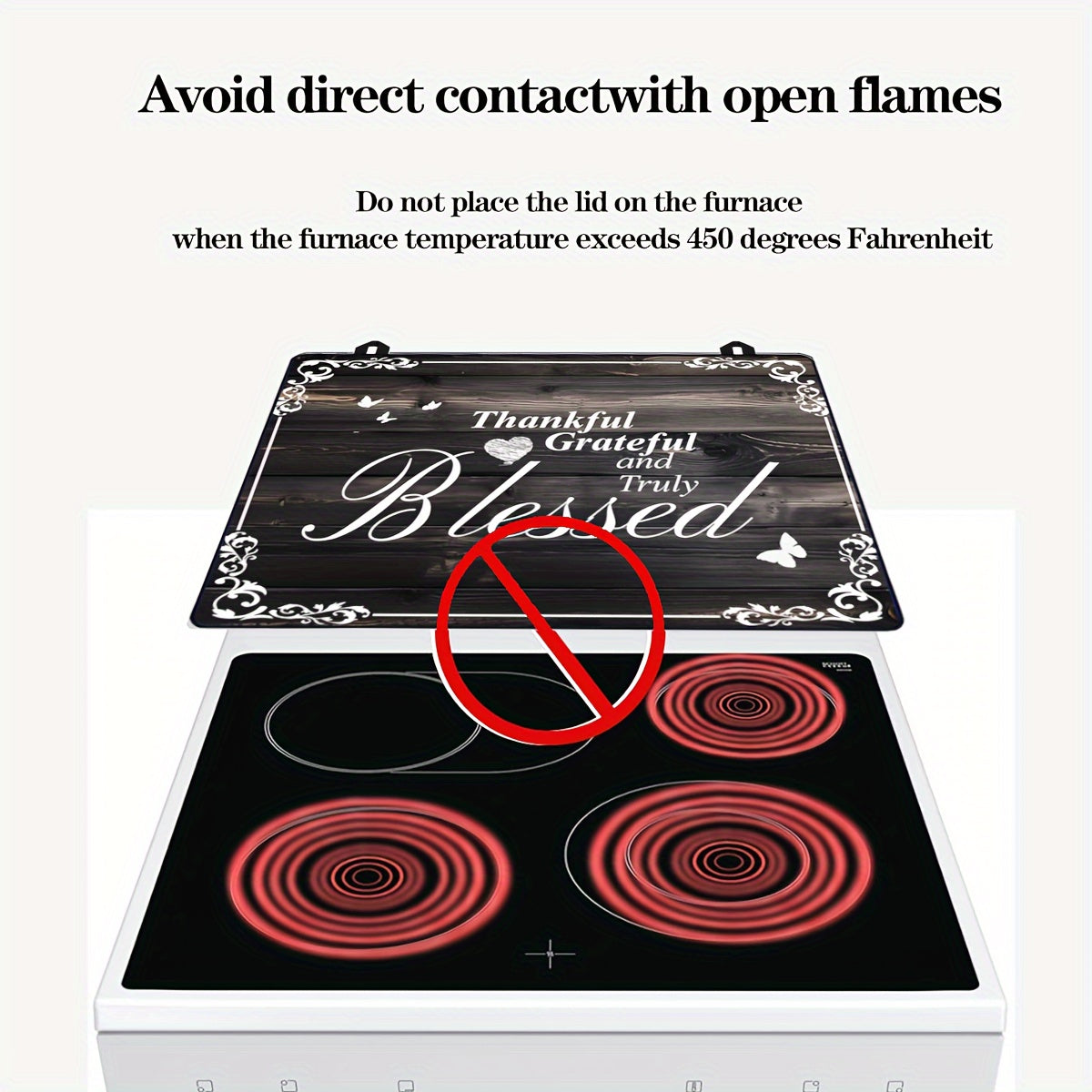 Extra Large Electric Stove Top Cover Waterproof Anti-Slip 28.5x20.5 Inches