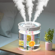 Ultrasonic Humidifier with Face Steamer USB-Powered Plastic Low Voltage for Home Office