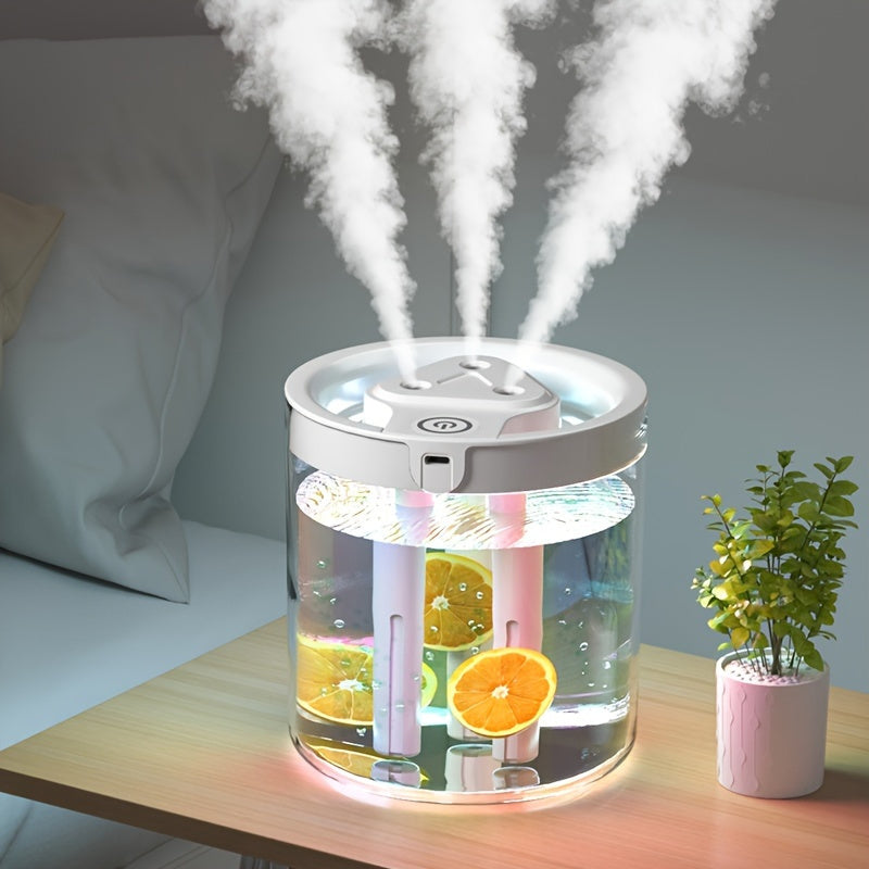 Ultrasonic Humidifier with Face Steamer USB-Powered Plastic Low Voltage for Home Office
