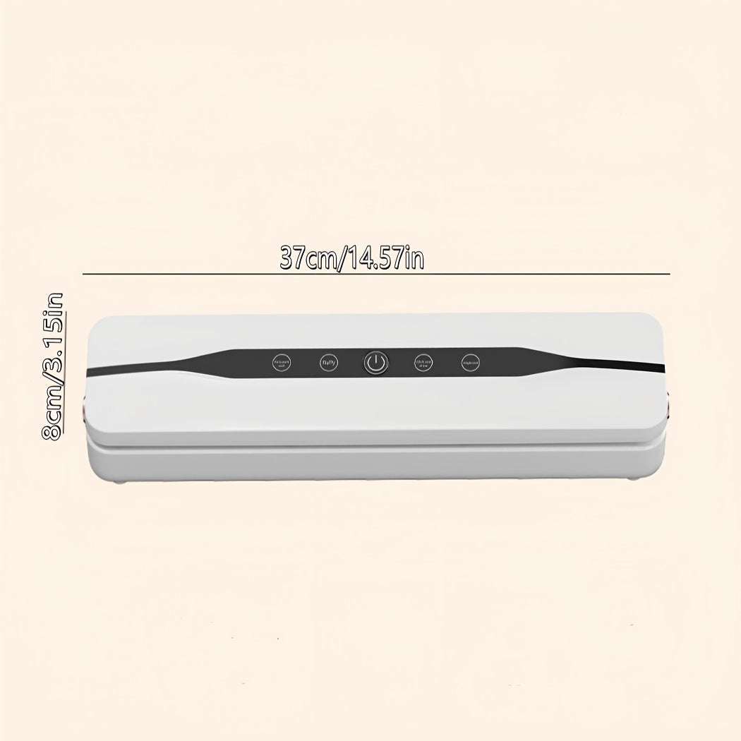 USB rechargeable vacuum sealer 62Kpa suction for food preservation