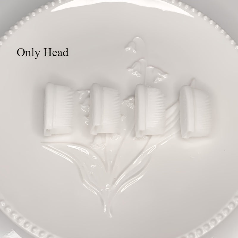 2PCS Soft Nano Manual Toothbrushes for Teeth Gums Deep Cleaning Oral Care