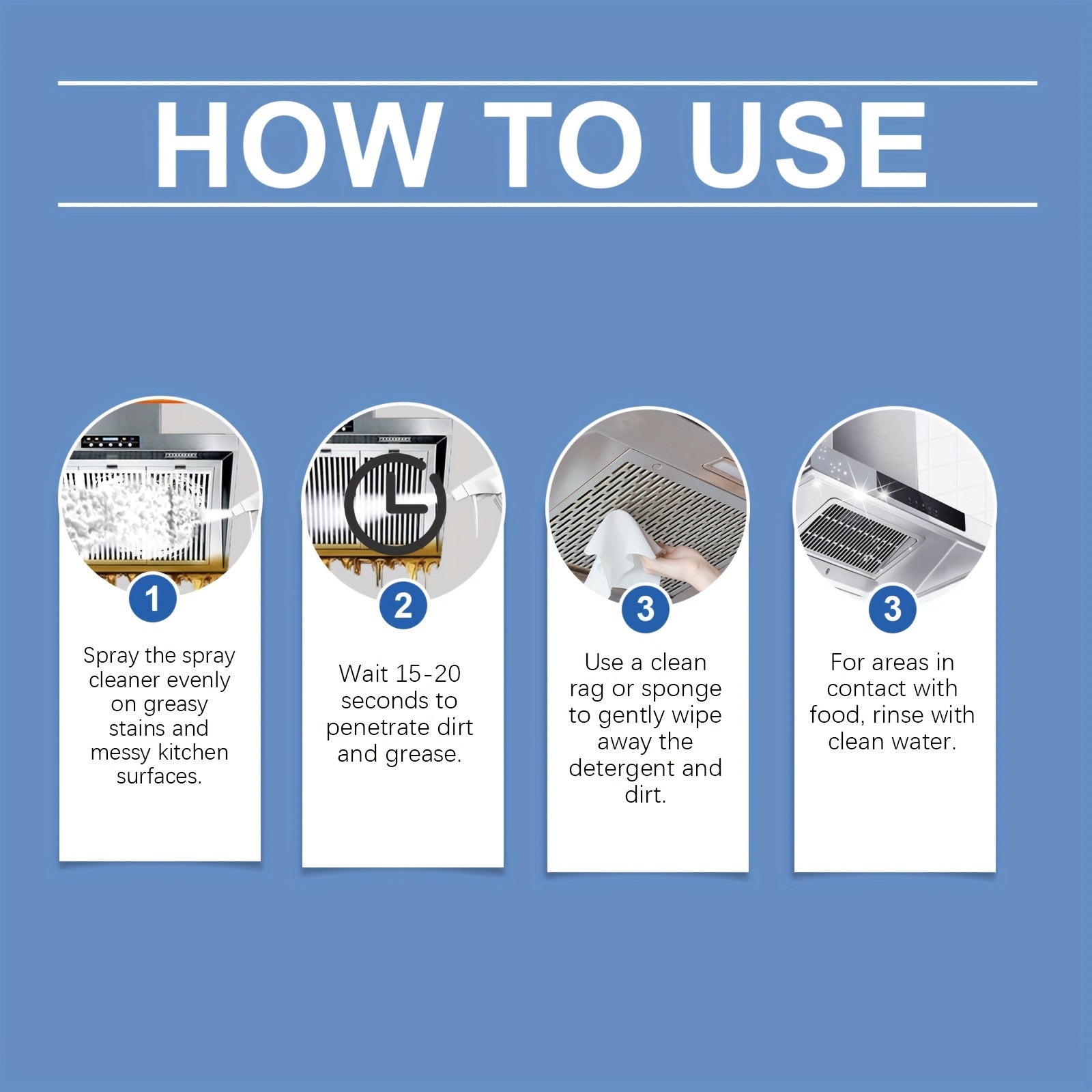 Limonli Oshxona Ko'pik Tozalagichi: Pishirish yuzasi va asboblar uchun mukammal, qoldiq qoldirmaydi va yuzalarni parlatadi