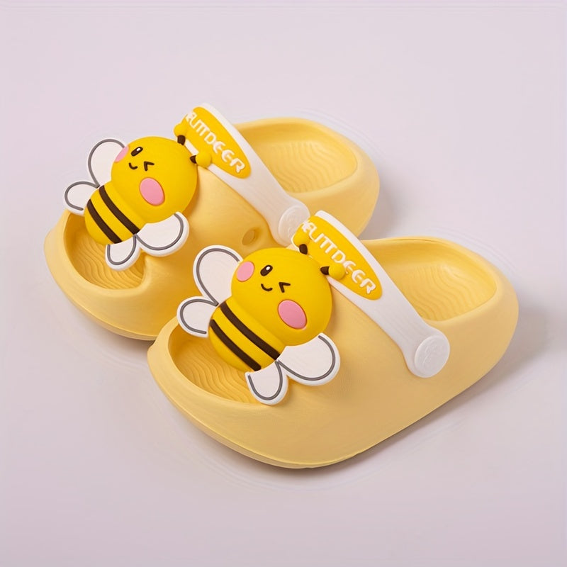 Kids' Cartoon Water Shoes for Boys and Girls Ages 3-6 Non-Slip EVA Beach Sandals