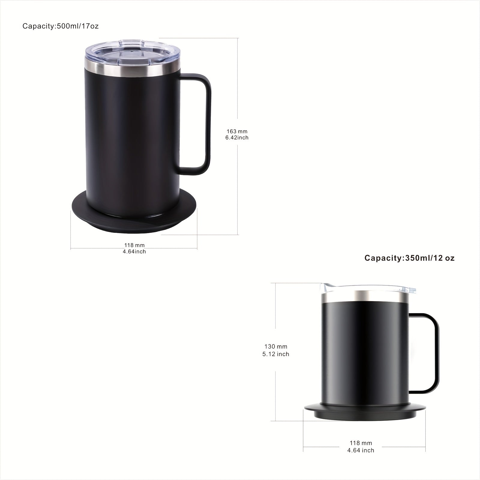 USB-Powered Coffee Thermos Set with Auto-Off and Stainless Steel Mug