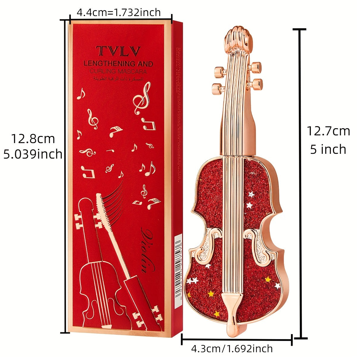 Waterproof Lengthening Curling Mascara for Lashes Black Slim Transfer-Proof