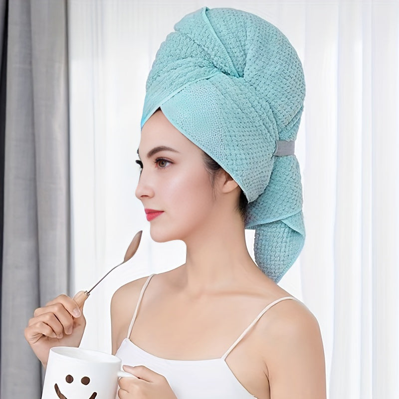 Women’s Space-Themed Hair Towel Wrap Absorbent Polyester Nylon Spa Shower Bath
