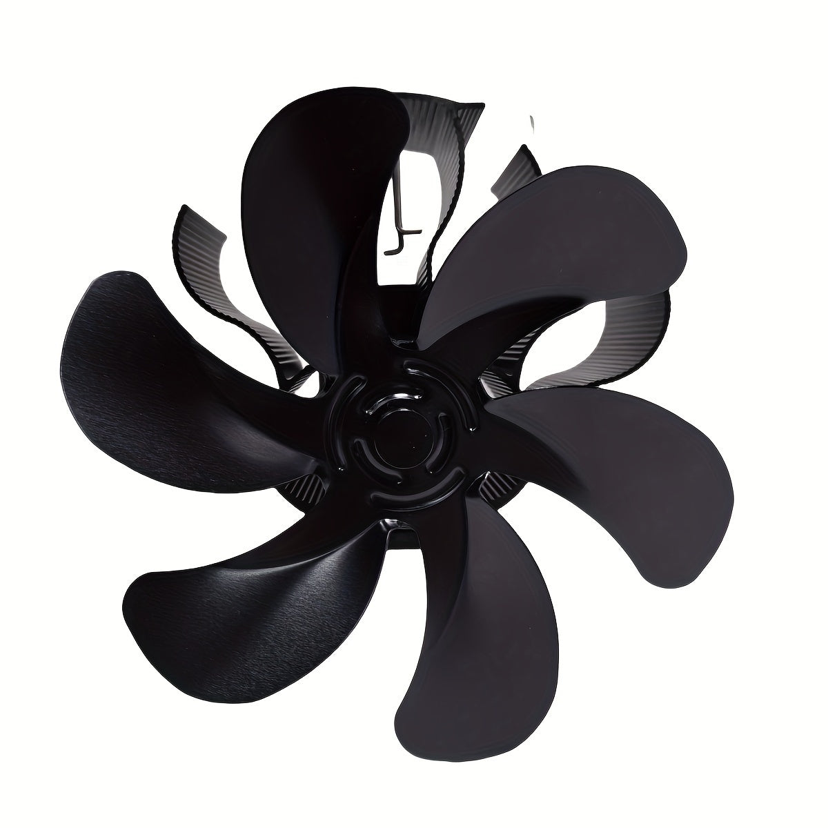 Magnetic Stove Fan with 6 Blades, Adjustable Clip, Heat Powered Fireplace Fan