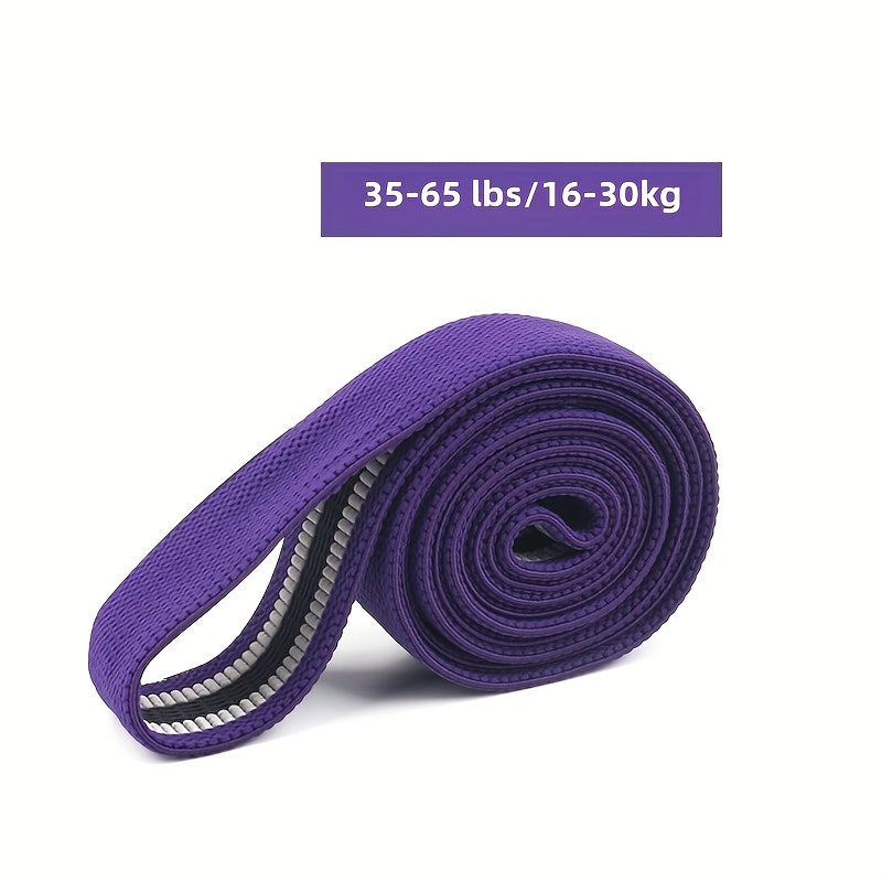 Knit Resistance Band for Strength Training Yoga Fitness 4cm Elastic Stretch Belt