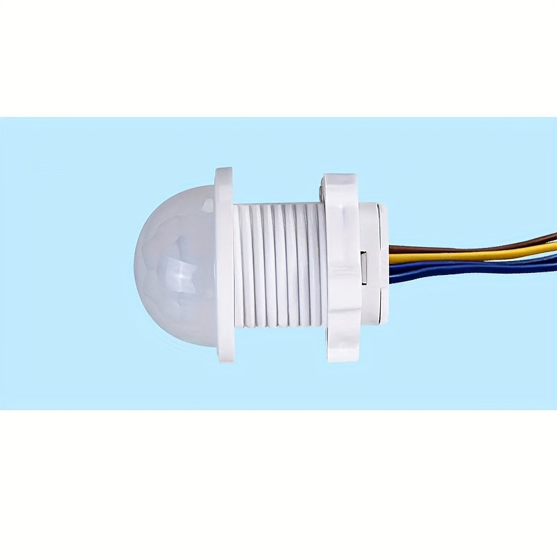 White PIR Motion Sensor 110° Range for Automatic Lighting in Home and Industrial Use