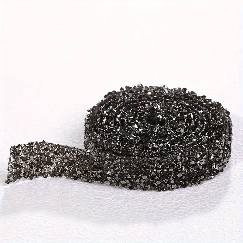 Self-Adhesive Crystal Rhinestone Ribbon for DIY Crafts and Decorations